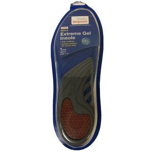 Walgreens Extreme Gel Insol Full Cushion Insoles Gel Technology Mens Size: 7-13